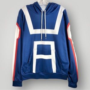 My Hero Academia Pullover Drawstring Hoodie Size Large!